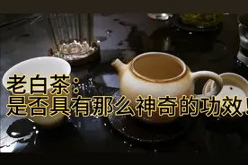 老白茶的功效：清热？消炎？咽喉肿痛？等等等。谈谈个人的感受！视频封面