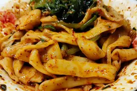 陕西特色小吃驴蹄子面，掌握3点，出锅劲道爽滑，学会可以出摊了