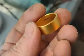 20克的平面黄金戒指，特别适合男士戴视频封面
