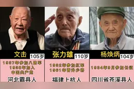 2023年还健在的15位老红军，向开国功臣致敬