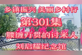 《乡镇振兴美丽乡村行》第301集 腰缠万贯的讨米人——刘启耀视频封面