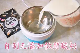 用奶粉自制低脂酸奶，掌握好比例，一次就能成功，又香又浓又拉丝视频封面
