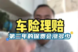 汽车出险后理赔后，第二年保费涨多少？视频封面