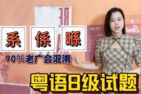 广东话文字解惑：系係喺繫是什么意思，有什么区别视频封面