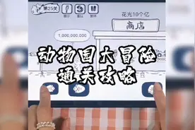 花光十个亿，想想都是一件不可思议的事。动物园大冒险通关攻略视频封面