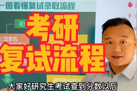 考研复试录取流程分享！初试成绩查到后家长也了解一下复试流程。视频封面