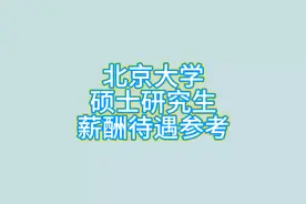 北京大学硕士研究生薪酬待遇参考。视频封面