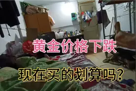 黄金价格暴跌！每克低于400元，现在买它真划算！视频封面