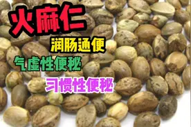 火麻仁：润肠通便，用于气虚性便秘，习惯性便秘