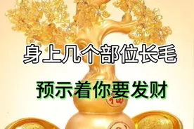 身上几个部位长毛，说明你要发财，看看你有吗？