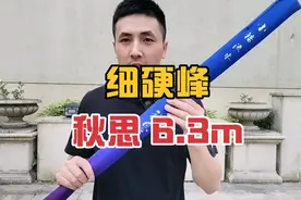 开箱6折专业户（细硬峰）秋思6.3m综合杆，颜值挺高。