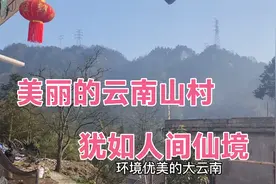 云南小山村的早晨 犹如人间仙境 没有雾霾 没有污染 天然氧吧视频封面