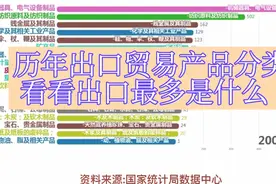 历年中国出口贸易产品分类，看看中国出口贸易最多的产品是什么？视频封面