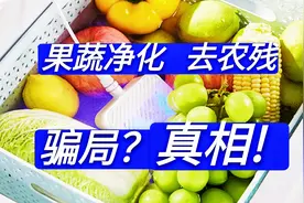 果蔬清洗机真是智商税？是大骗局？科学数据全解析，真相竟是这样视频封面