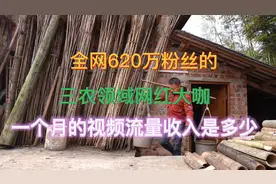 620万粉丝三农领域网红大咖农村四哥，一个月的视频流量收入分析视频封面