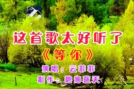 云菲菲一首《等你》太好听了！歌声委婉柔和，句句深情，醉人心扉