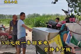 小罗下乡收废品，530元收了一车子废旧家电，看管挣多少钱视频封面