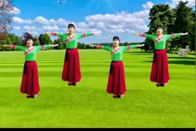 广场舞《格桑花开》优美大气中三步好听好看