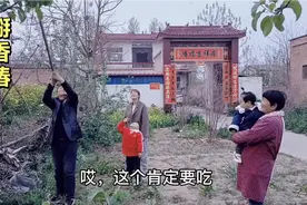 掰香椿让妍妍带走，妈妈一命令爸爸赶紧执行，大家被逗的哈哈笑视频封面