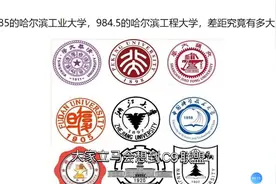 一个是985哈尔滨工业大学，一个是984.5哈尔滨工程大学，差距多大视频封面