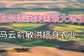 比尔盖茨是美国最大地主，马云俞敏洪要挤身做农业，为什么视频封面