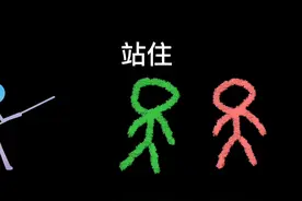 今天来到一个火柴人世界，碰到了一个火柴人