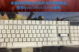 电脑入门常识，wps文档编辑，word/Excel/ppt/文员必备办公软件视频封面