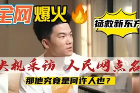 董宇辉受邀央视采访，人民网点评，逆转新东方转型，众人力挺走红视频封面