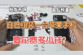 粉丝想看在华强北，自己买配件组装一台苹果手机，低至多少成本？视频封面