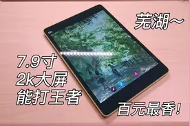 最最最香百元平板！7.9寸2k大屏，追剧看漫画美滋滋~还能打王者！视频封面