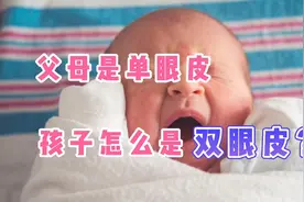 什么情况？爸妈是单眼皮孩子是双眼皮，孩子是隔壁老王的？