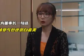 红玫在公司被女上司嘲讽，不料董事长出面一番话，让红玫逆袭人生视频封面
