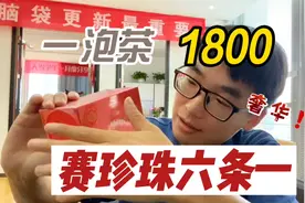 这是我喝到最贵的茶了，赛珍珠六条一，奢侈却没喝出来奢侈的感觉视频封面
