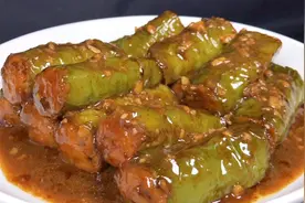 客家青椒酿肉的正确做法，百吃不厌老下饭了，孩子隔三差五点名吃