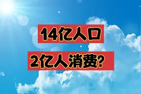 14亿人口只有2亿人消费能力强，国人的钱都去哪了？视频封面