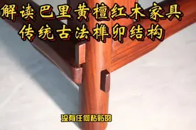 从红酸枝巴里黄檀坐椅，带您了解红木家具古法榫卯结构工艺视频封面