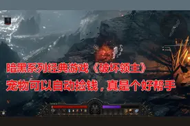 暗黑系列经典游戏【破坏领主】宠物可以自动捡钱,真是个好帮手