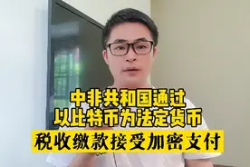 中非共和国通过以比特币为法定货币，税收缴款接受加密支付。视频封面