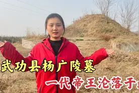武功县隋炀帝杨广陵墓，一代帝王沦落于此，听大爷讲述唏嘘不已视频封面
