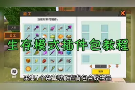 迷你世界：生存模式导入插件包教程