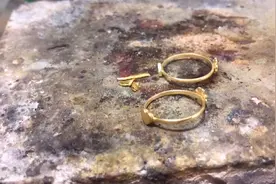 用纯金跟18K金旧料混合加工一枚素圈戒指，混合后黄金颜色很淡视频封面