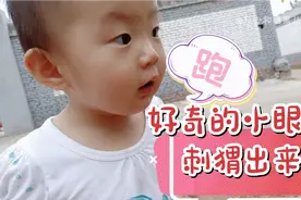 双胞胎宝宝一哭二闹要出门，姐姐看刺猬，妹妹提裤子逗乐邻居！视频封面