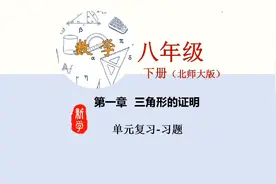 8.1单元复习-习题  八年级数学下册 第一章 三角形的证明