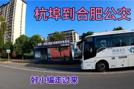 六安舒城(杭埠到合肥南站公交)走高速，票5元，抖音2.1万点击率视频封面