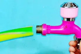怎么把水龙头接在软管上？这个方法是老水工教的，用坏也不会漏水
