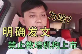 男教师的洞察：教育部明确发文，禁止教培机构上市，到底为啥？视频封面