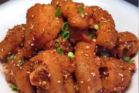厨师长教你孜然猪蹄的家常做法，步骤详细，香辣入味下酒又下饭视频封面