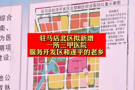 元旦伊始，驻马店与遂平之间拟新建一所三甲医院，总面积49万方视频封面