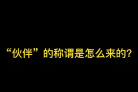 “伙伴”的称谓和“木兰辞”有关。视频封面