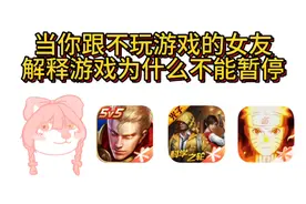 当你跟不玩游戏的女友解释游戏为什么不能暂停视频封面